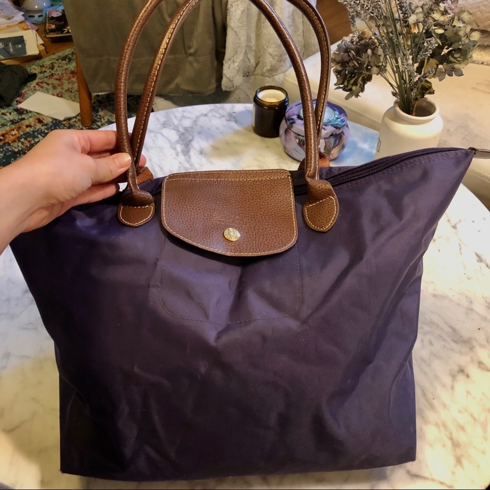 Royal Purple Longchamp bag
